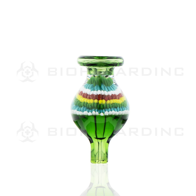 Glass Bead Bubble Carb Cap | Green