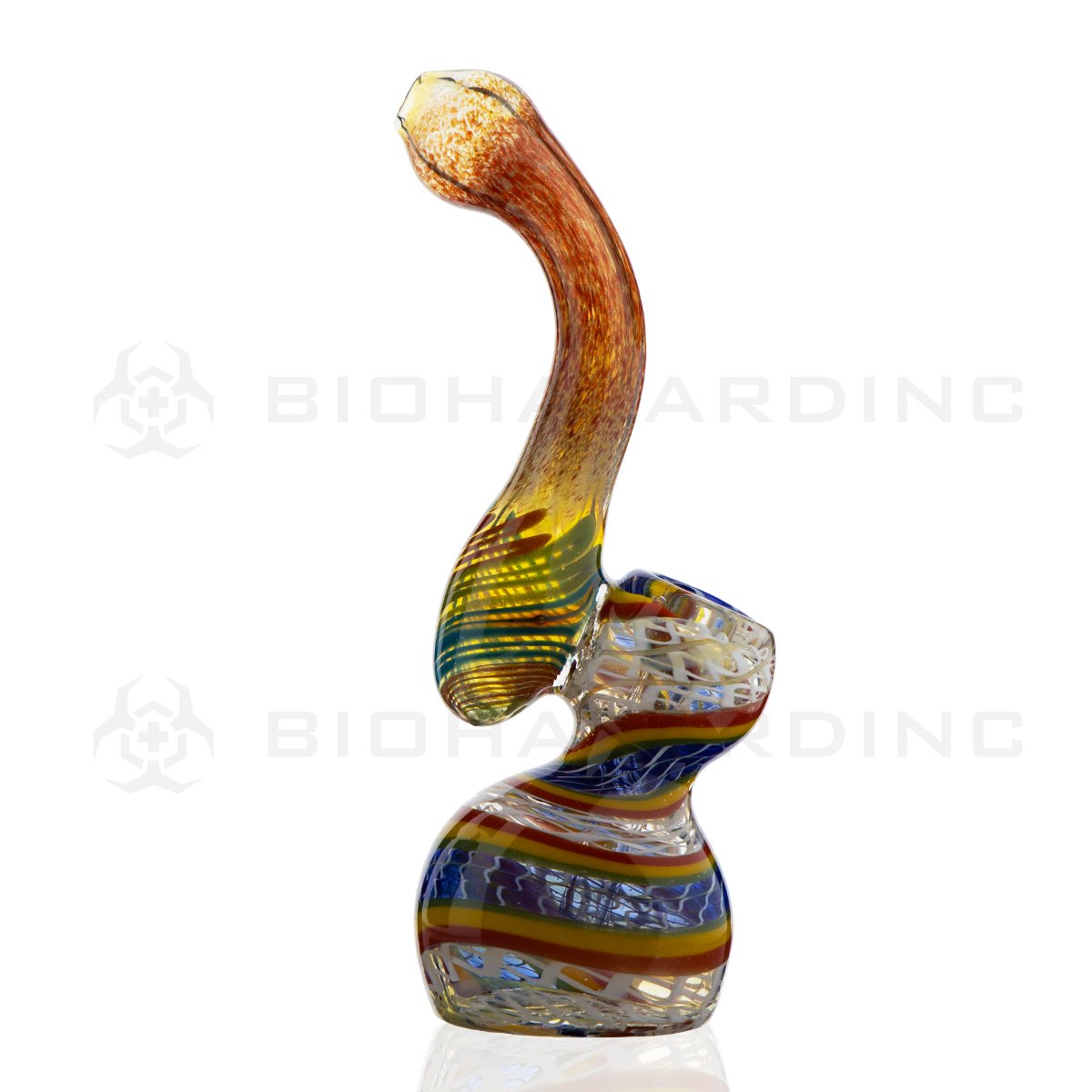 6" Striped Bubbler | | Red, Yellow, Green, and Black
