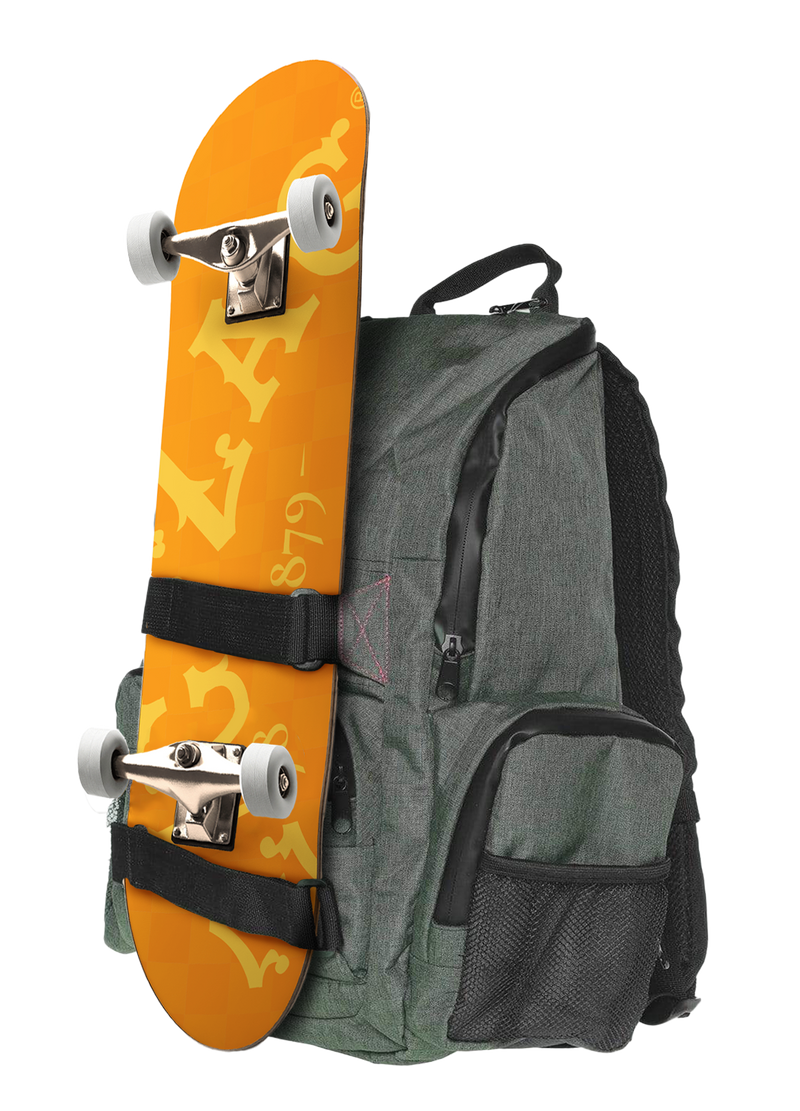 Smell Proof Carbon Backpack "DL Skater" - Forest Charcoal