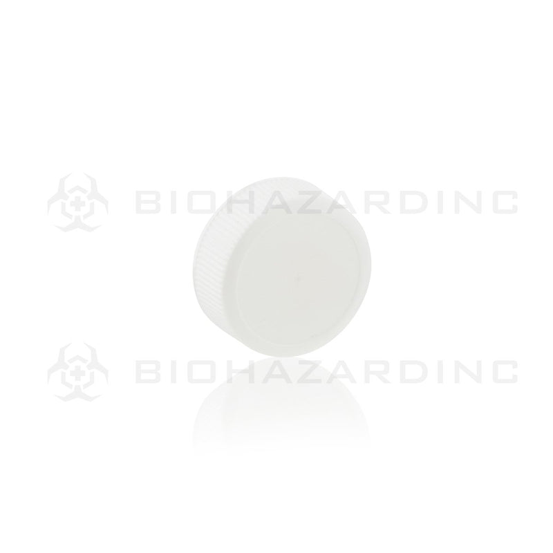 White Polypropylene Plastic Cap | 28mm