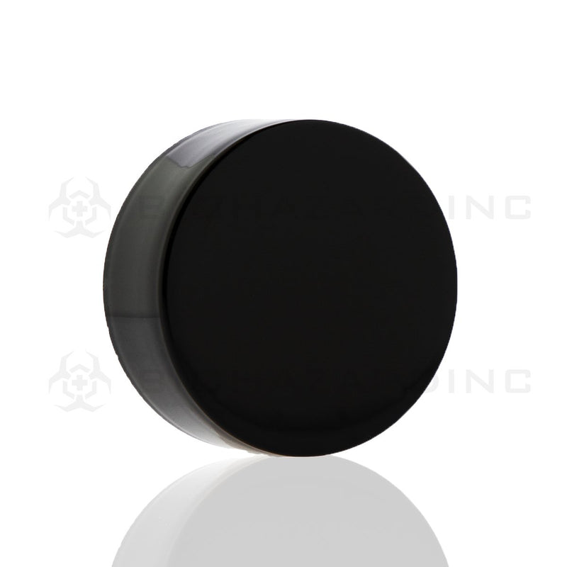 Gloss Black Plastic Caps | 38mm | Child-Resistant