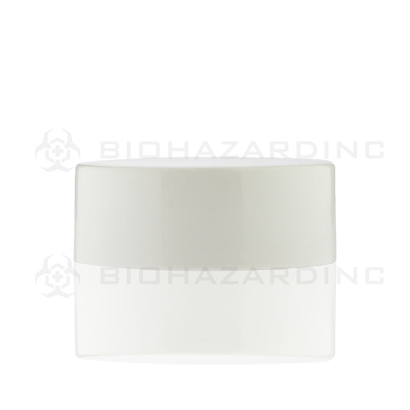 Gloss White Plastic Caps | 38mm | Child-Resistant