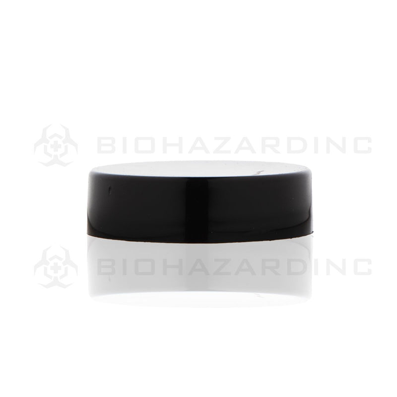 Black Plastic Smooth Skirt Lid | 38mm