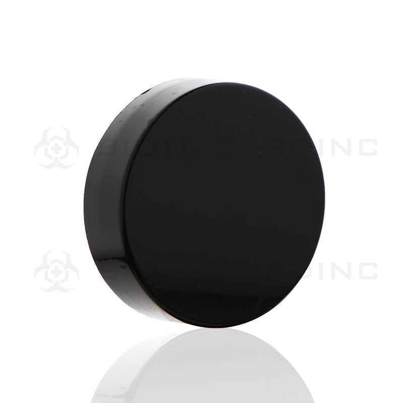 Black Plastic Smooth Skirt Lid | 38mm