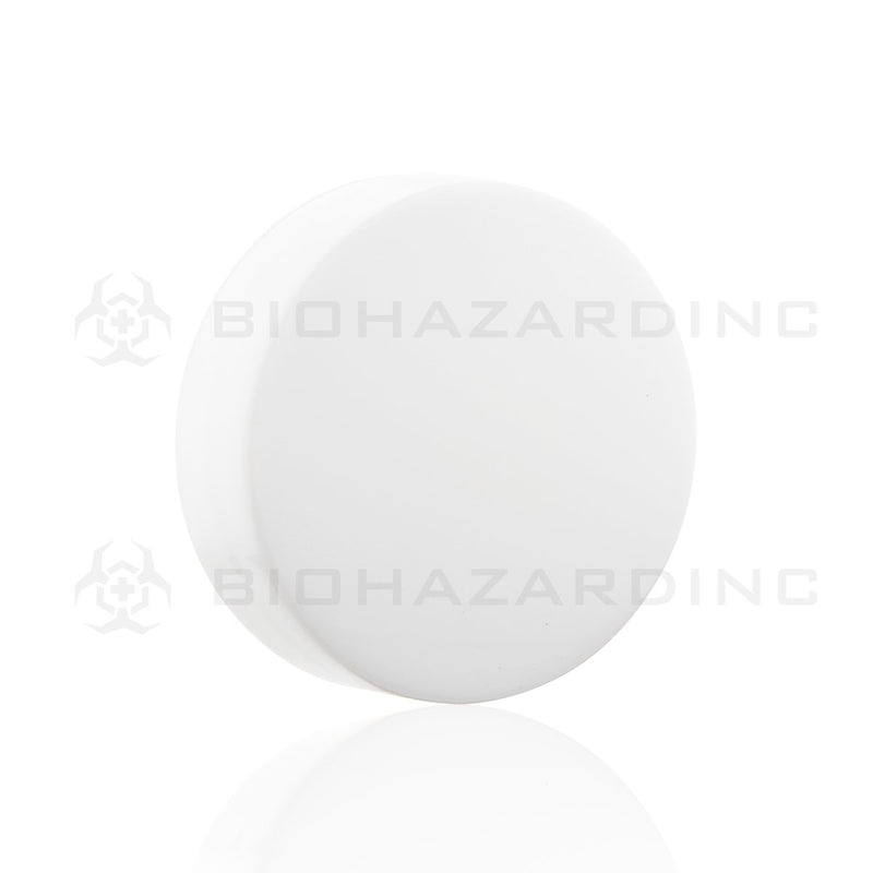 White Plastic Smooth Skirt Lid | 38mm