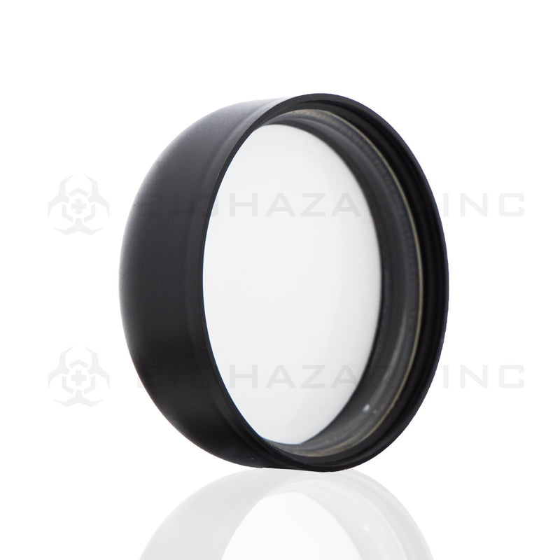 Matte Black Plastic Dome Cap | 53mm | Child Resistant