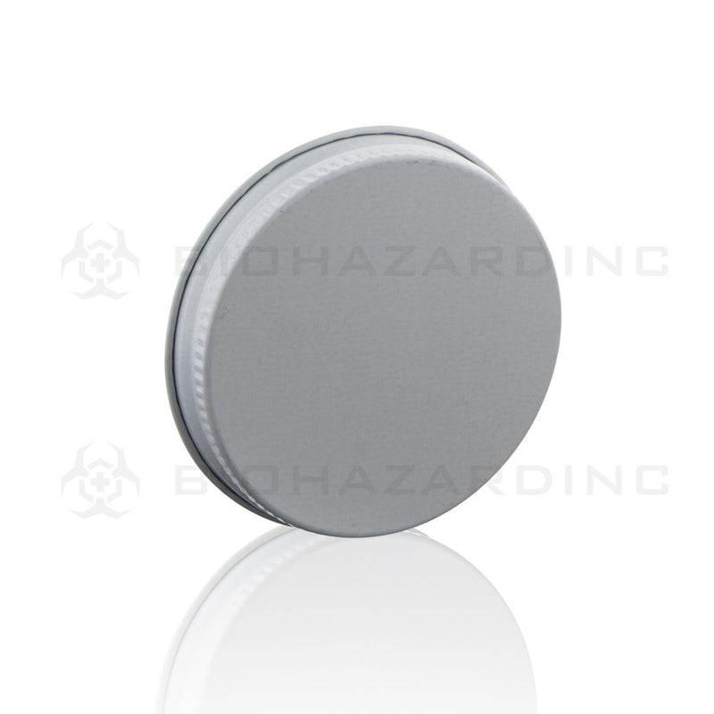 White Metal Lid with Plastisol Liner | 53mm