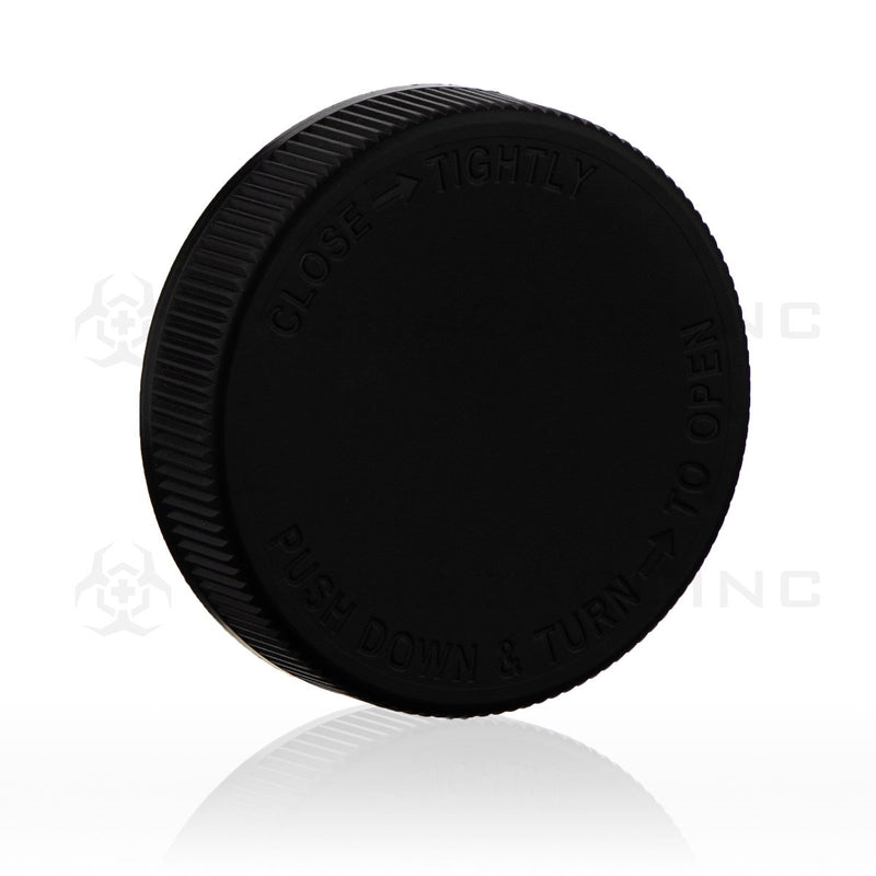 Black Plastic Caps | 63mm | Child Resistant