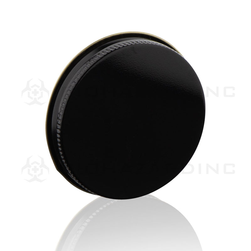 Black Metal Lid with Plastisol Liner | 63mm