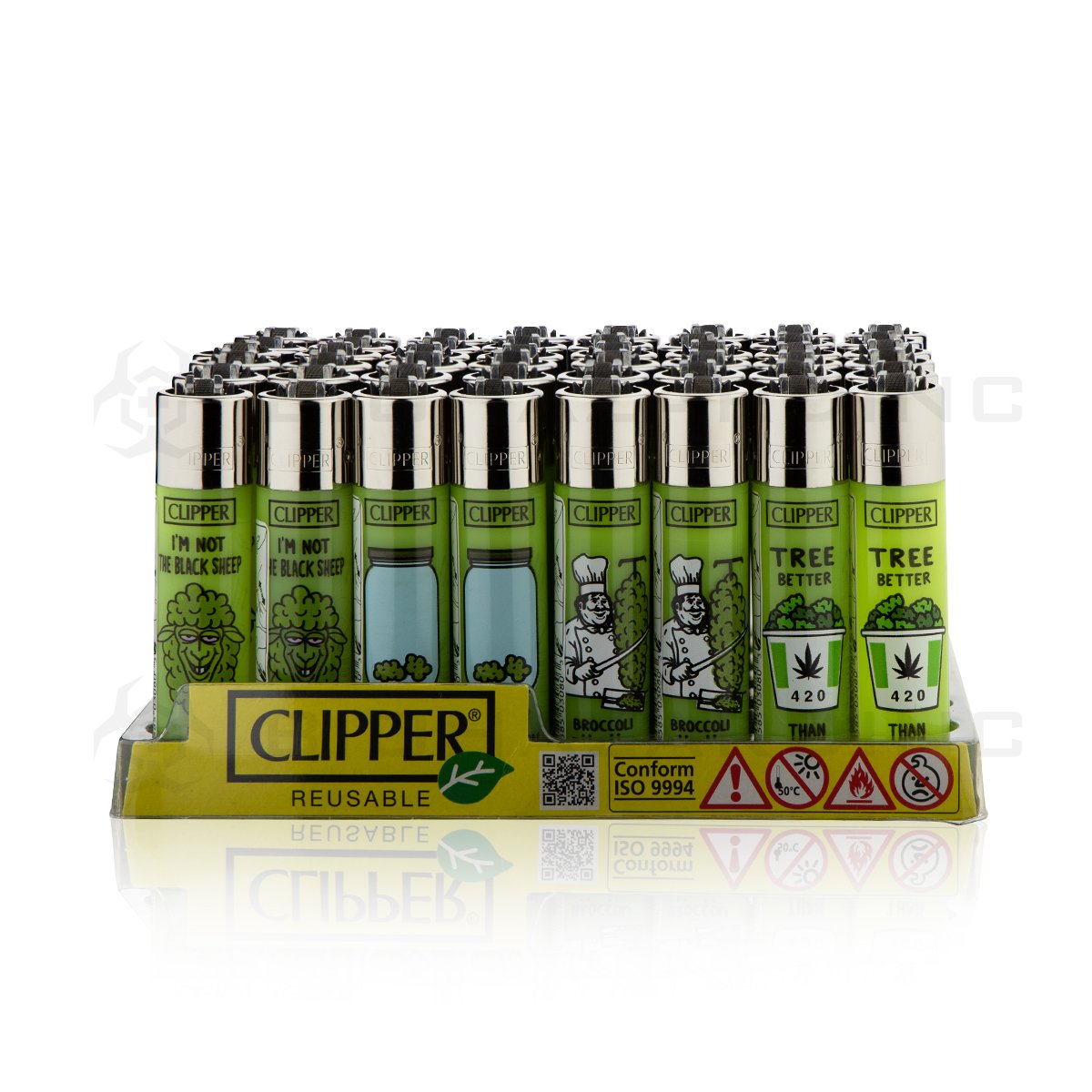 Clipper Lighters - Think Green | | 48 Count