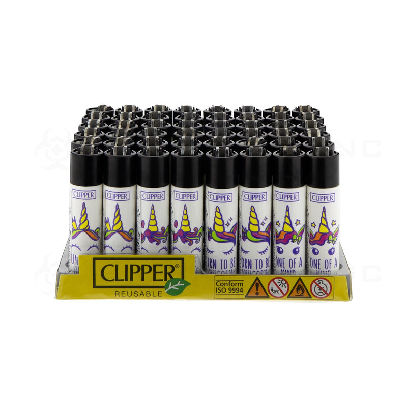 Clipper | Unicorn Lighters | 48 Count