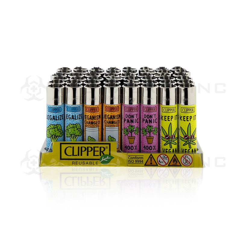 Clipper Lighters - Vegan Quotes | 48 Count