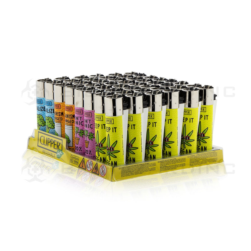 Clipper Lighters - Vegan Quotes | 48 Count