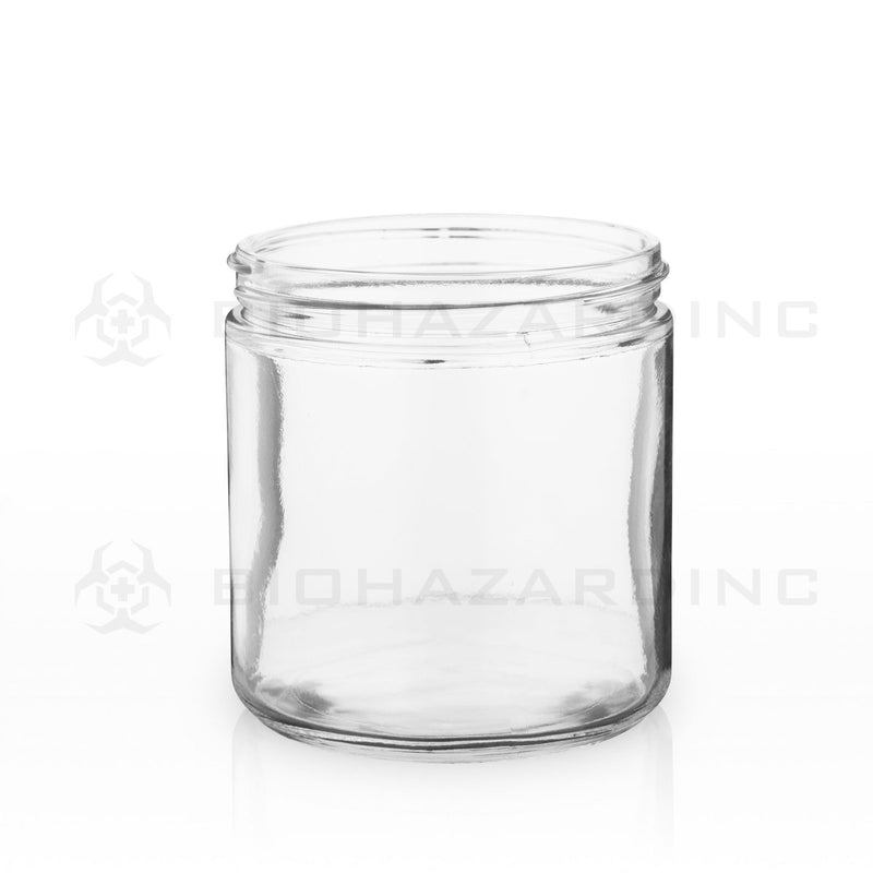 16 oz Clear Glass Jars | Straight Sided - 89mm | 12 Count