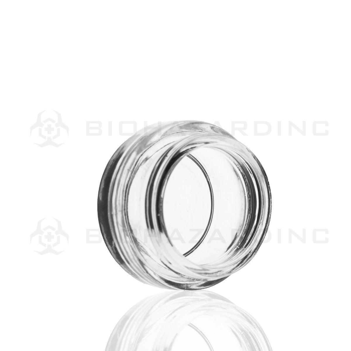 1 oz Clear Glass Jars | Heavy Weight Round Base - 53mm | 32 Count
