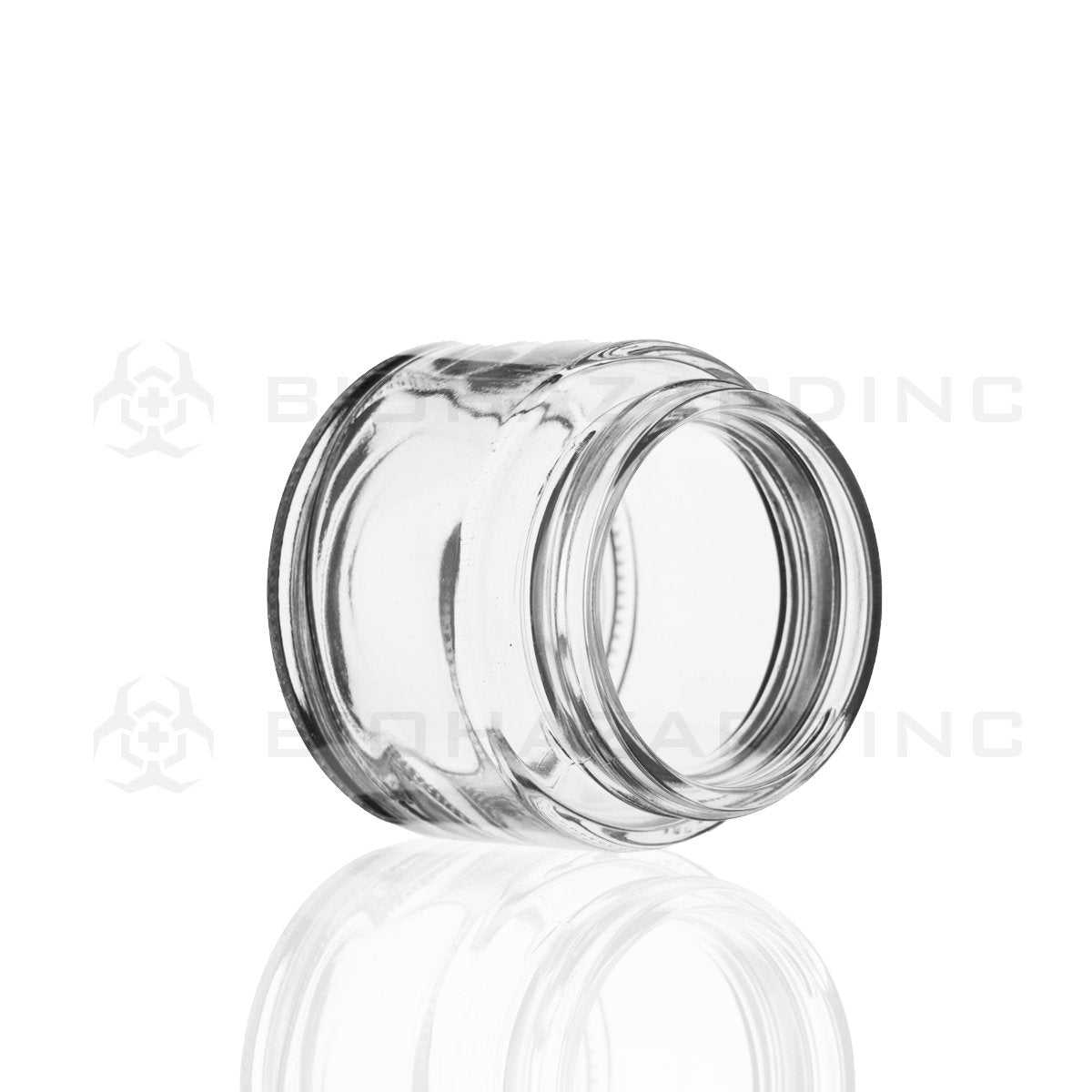 2oz Clear Glass Jars | Wide Shoulder Straight Sided - 53mm | 200 Count