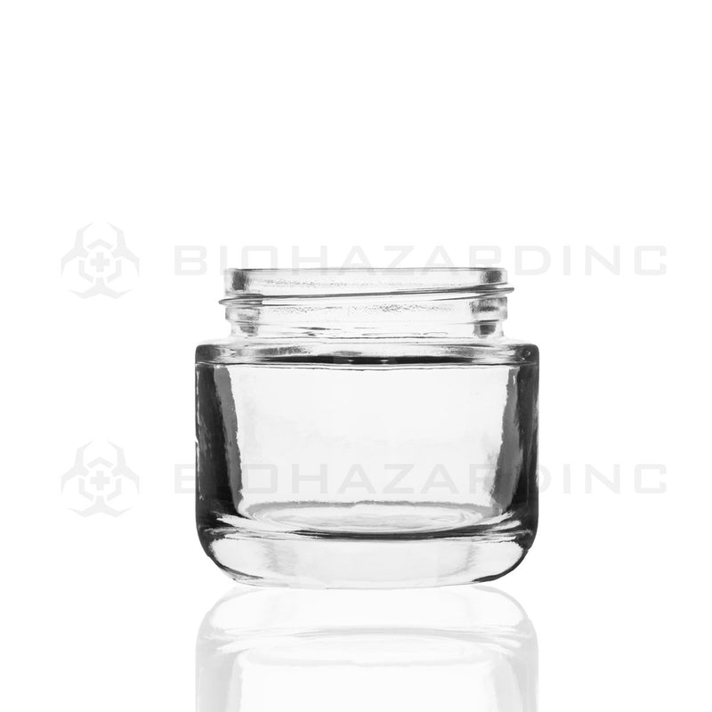 2 oz Clear Glass Jars | Heavy Weight Round Base - 53mm | 150 Count