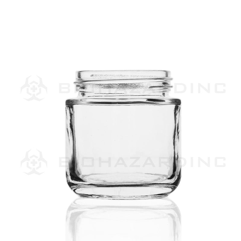 3 oz Clear Glass Jars | Heavy Weight Round Base - 53mm | 150 Count