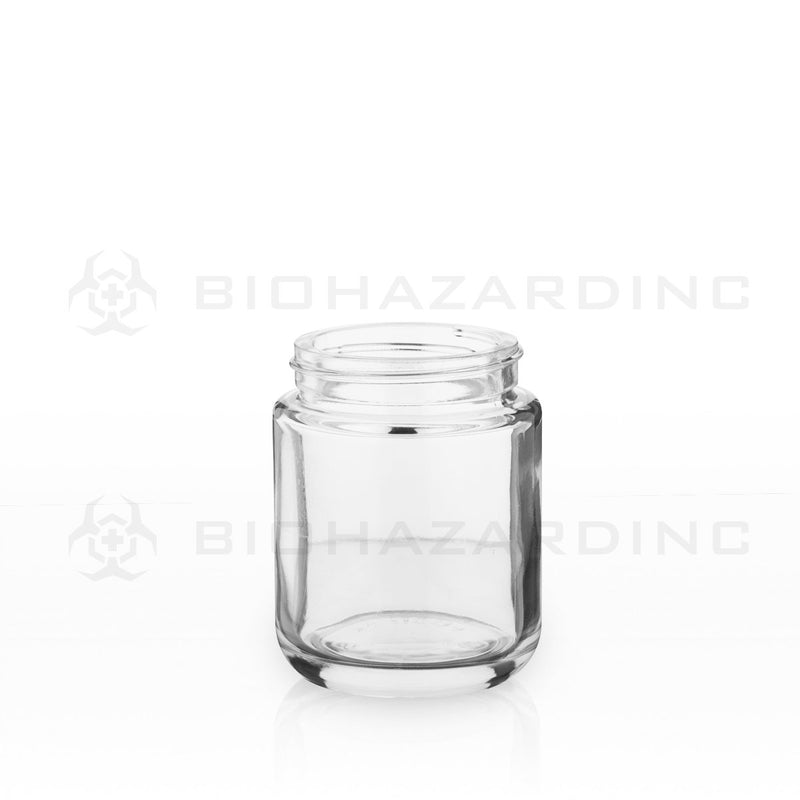 5 oz Clear Glass Jars | Heavy Weight Round Base - 53mm | 32 Count