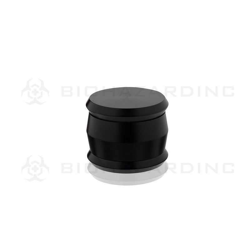 Anodized Aluminum Alloy Grinder | 4 Piece - 60mm x 49mm | Black