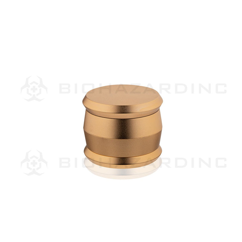 Anodized Aluminum Alloy Grinder | 4 Piece - 60mm x 49mm | Gold