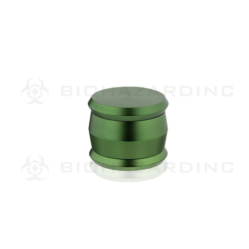 Anodized Aluminum Alloy Grinder | 4 Piece - 60mm x 49mm | Green