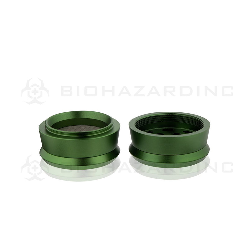 Anodized Aluminum Alloy Grinder | 4 Piece - 60mm x 49mm | Green