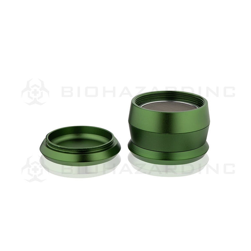 Anodized Aluminum Alloy Grinder | 4 Piece - 60mm x 49mm | Green