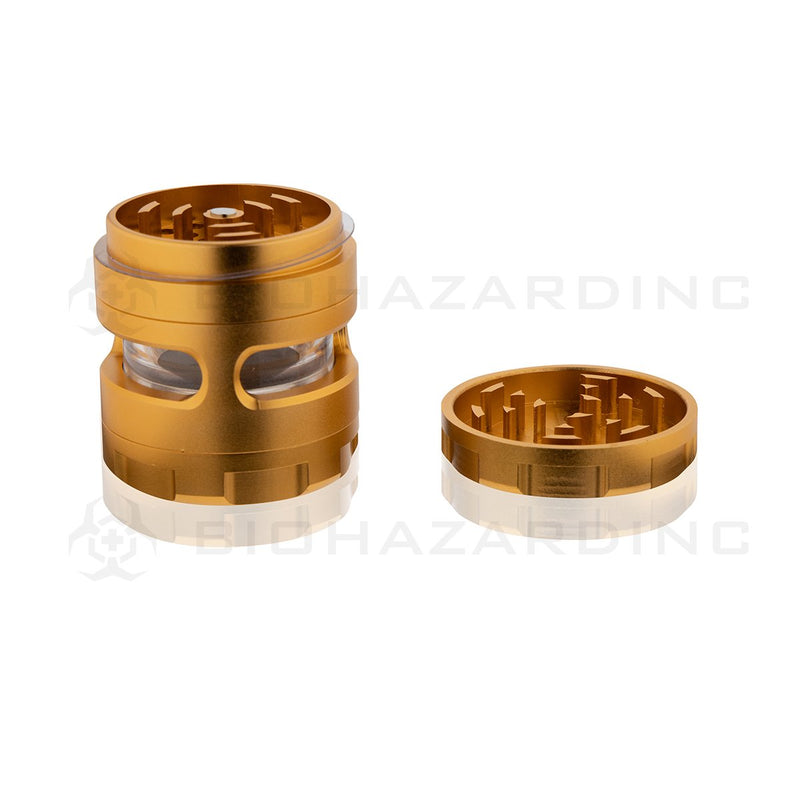 Anodized Aluminum Alloy Grinder | 5 Piece - 61mm x 68mm | Gold