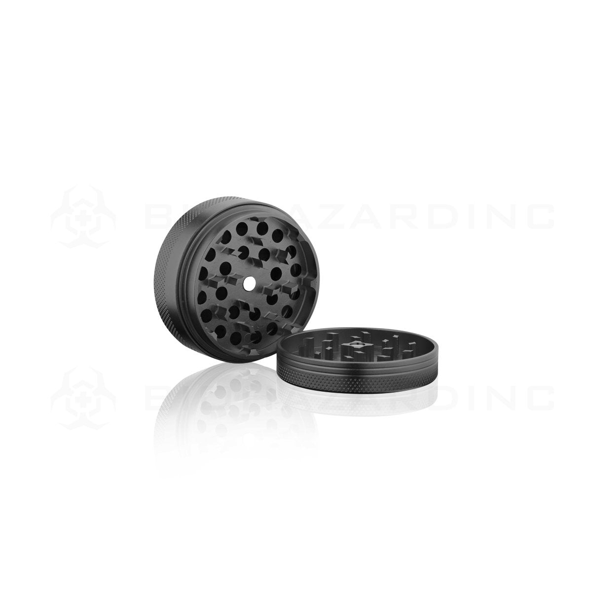 Anodized Aluminum Alloy Grinder | 4 Piece - 65mm x 30mm | Gray