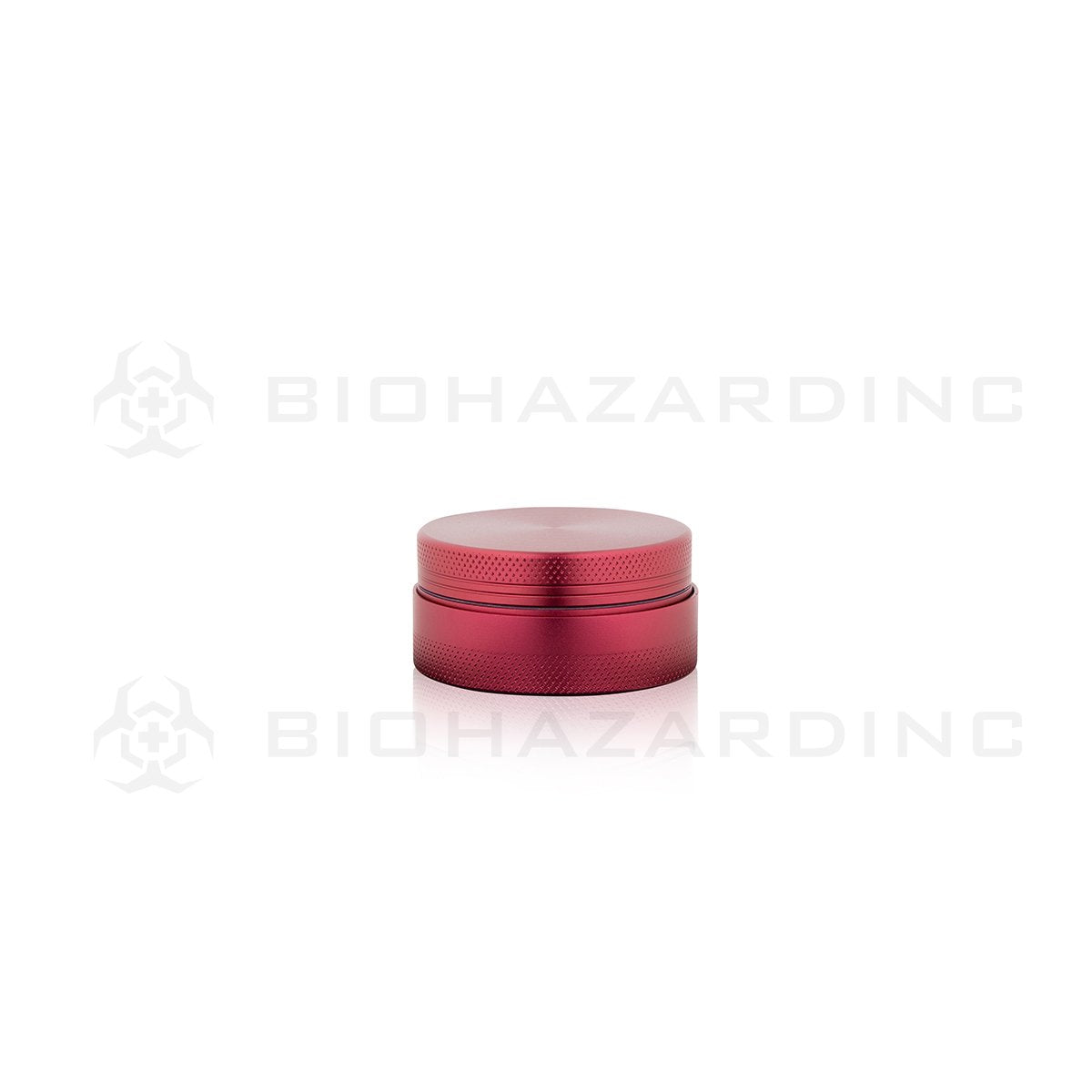 Anodized Aluminum Alloy Grinder | 4 Piece - 65mm x 30mm | Red