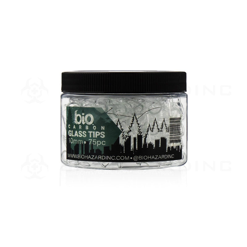 BIO™ | 10mm Carbon Glass Tips | 2 Pokes - 75 Count