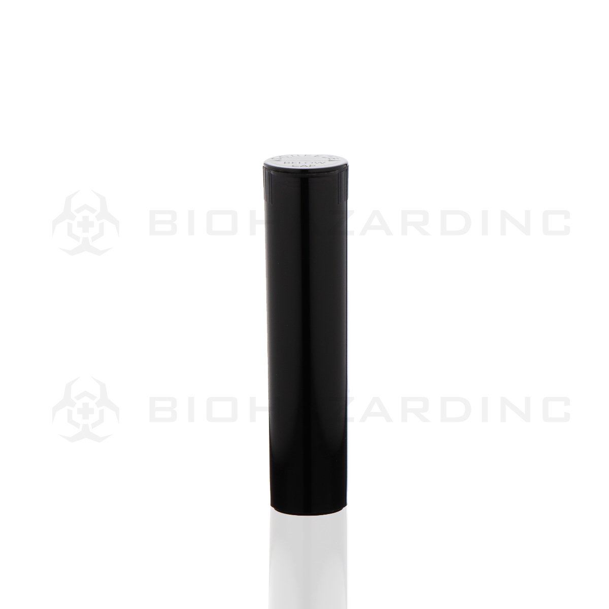 Opaque Black Pop Top Pre-Roll Joint Tubes | 78mm - ASTM Child Resistant | 1,000 Count
