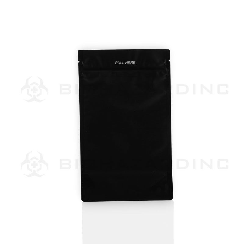 Matte Black Mylar Bags | 5" x 8" - 14 Grams - 250 Count | Child Resistant & Tamper Evident