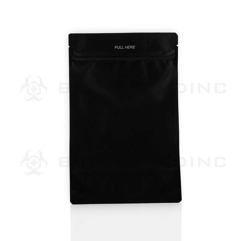 Matte Black Mylar Bags | Child Resistant - 28 Gram - 1,000 Count | 6 x 9.25 mm -1 oz - blue color