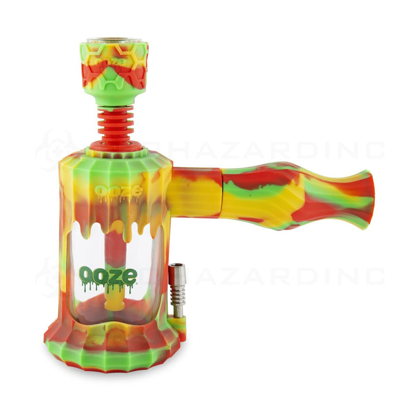 OOZE® | 4-in-1 CLOBB Silicone Nectar Collector & Water Pipe | Rasta