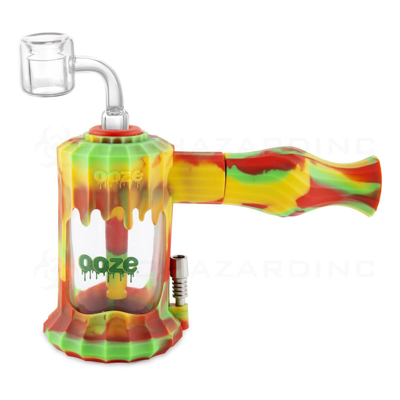 OOZE® | 4-in-1 CLOBB Silicone Nectar Collector & Water Pipe | Rasta