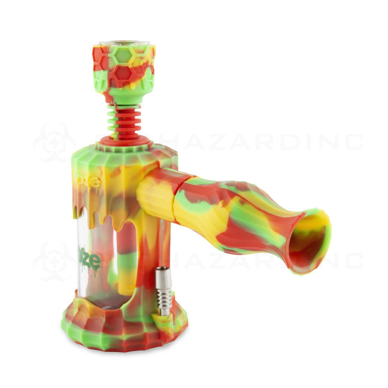 OOZE® | 4-in-1 CLOBB Silicone Nectar Collector & Water Pipe | Rasta