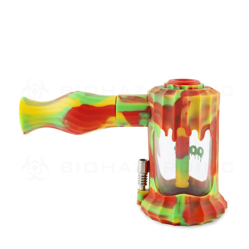 OOZE® | 4-in-1 CLOBB Silicone Nectar Collector & Water Pipe | Rasta