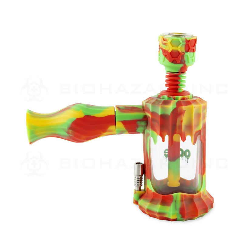 OOZE® | 4-in-1 CLOBB Silicone Nectar Collector & Water Pipe | Rasta