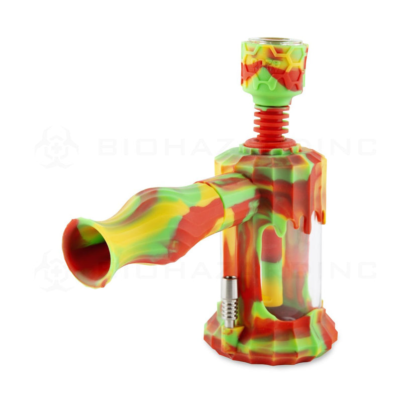 OOZE® | 4-in-1 CLOBB Silicone Nectar Collector & Water Pipe | Rasta