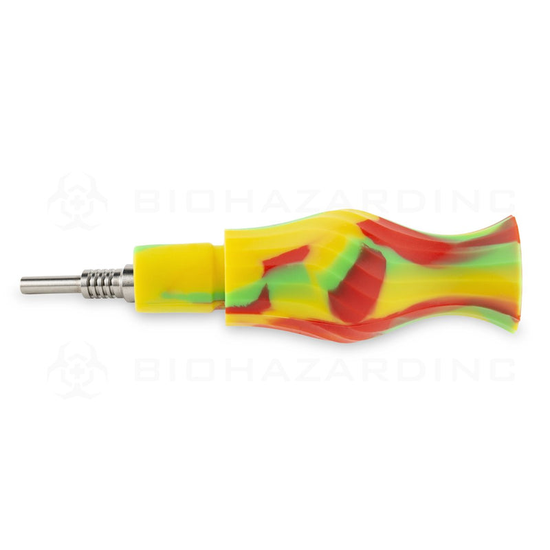 OOZE® | 4-in-1 CLOBB Silicone Nectar Collector & Water Pipe | Rasta