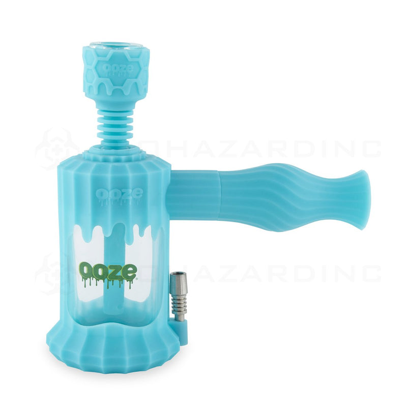 OOZE® | 4-in-1 CLOBB Silicone Nectar Collector & Water Pipe | Aqua Teal