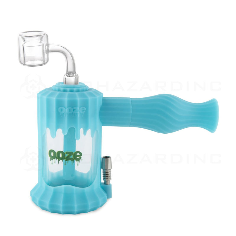 OOZE® | 4-in-1 CLOBB Silicone Nectar Collector & Water Pipe | Aqua Teal