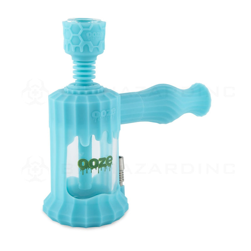 OOZE® | 4-in-1 CLOBB Silicone Nectar Collector & Water Pipe | Aqua Teal