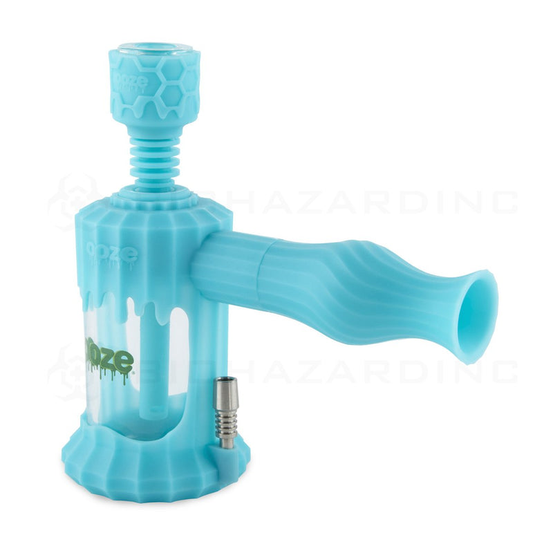 OOZE® | 4-in-1 CLOBB Silicone Nectar Collector & Water Pipe | Aqua Teal