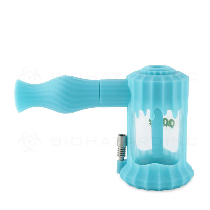 OOZE® | 4-in-1 CLOBB Silicone Nectar Collector & Water Pipe | Aqua Teal