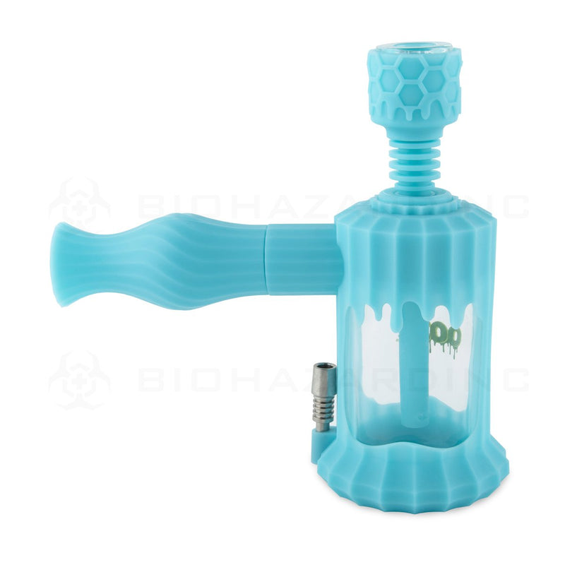 OOZE® | 4-in-1 CLOBB Silicone Nectar Collector & Water Pipe | Aqua Teal