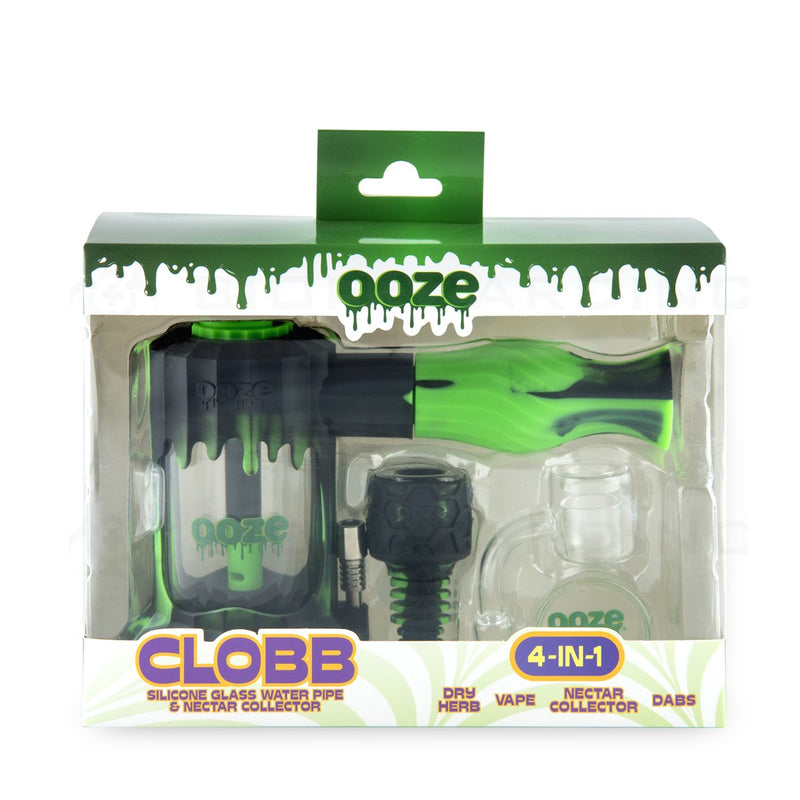 OOZE® | 4-in-1 CLOBB Silicone Nectar Collector & Water Pipe | Chameleon