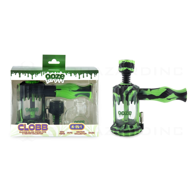 OOZE® | 4-in-1 CLOBB Silicone Nectar Collector & Water Pipe | Chameleon